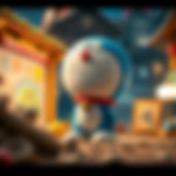 Magnificent Exploring Doraemon's 4D Art Adventure in Nobita's Artistic Realm