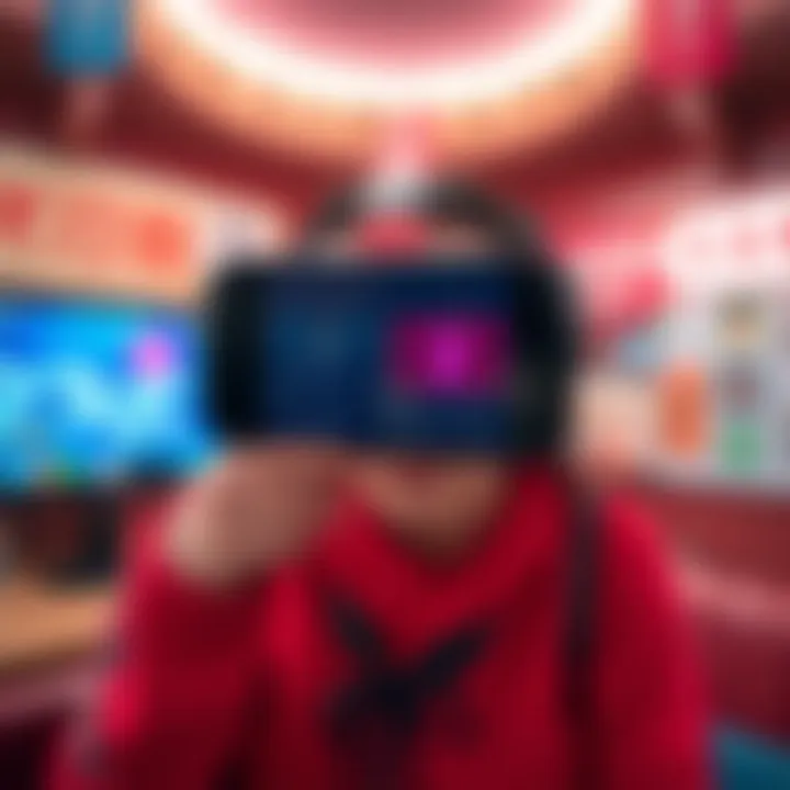 Navigating the User Interface of After School Girlfriend VR User interface of After School Girlfriend VR application