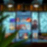 User interface of Angel APK showcasing anime categories