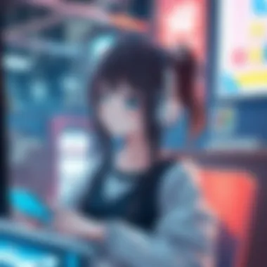 Technological framework supporting anime applications