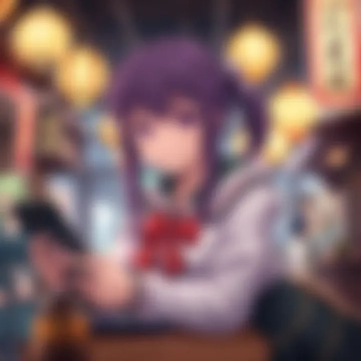 User interface design of an anime APK featuring Ayura Ekisutora