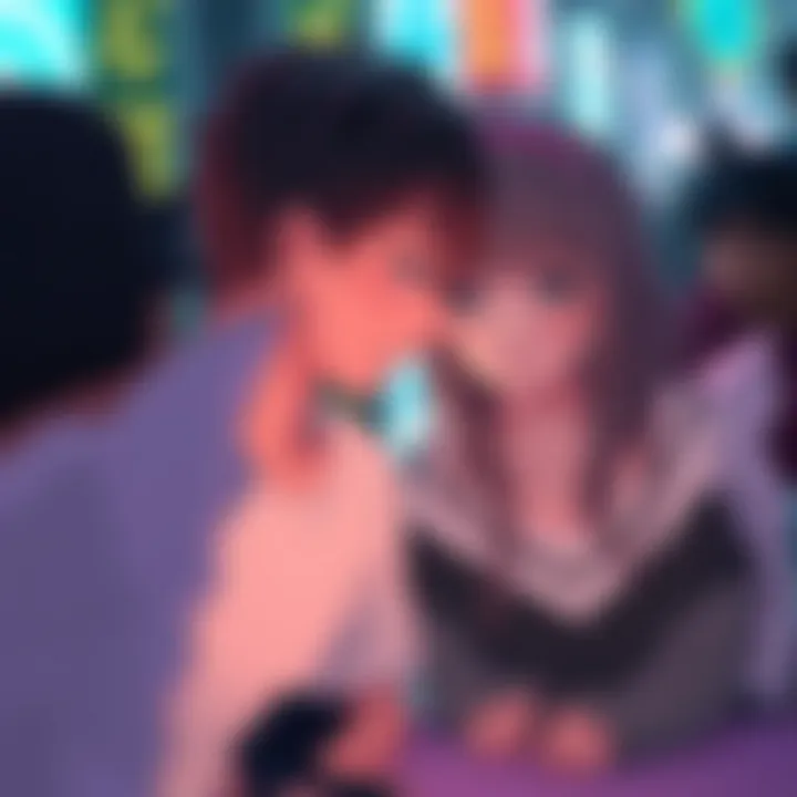 Anime community engagement with mobile gaming