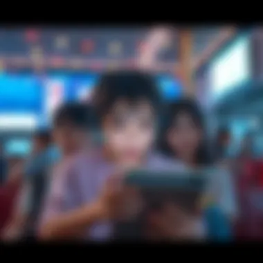 Anime Enthusiasts in Action Anime fans engaging with their favorite series