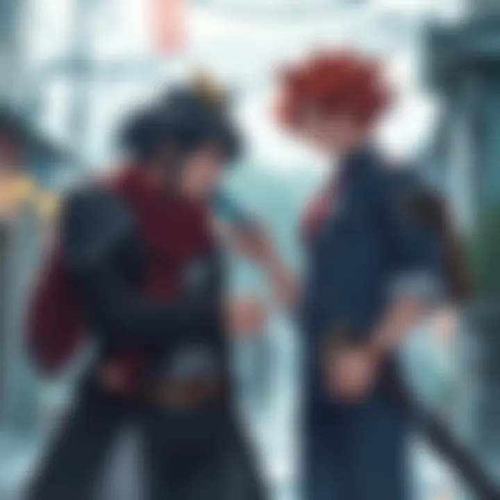 Dynamic Character Interactions Character interaction scene in Broken Promises