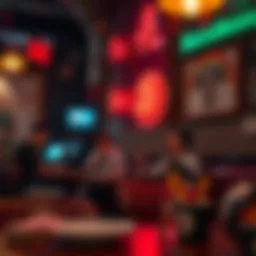 Illustration showcasing the exciting features of Succubus Cafe APK