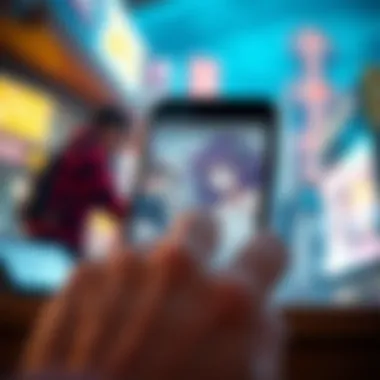 Downloading Process of Anime APKs Downloading anime APKs on mobile devices