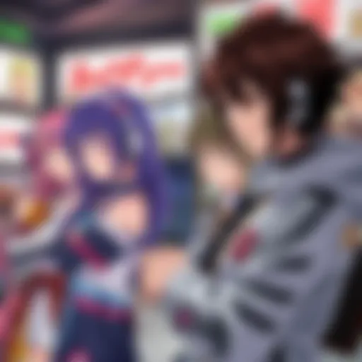 Diverse Anime Genres Vibrant anime characters showcasing various genres