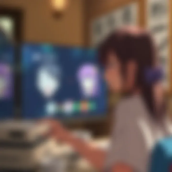 User navigating through the installation process of Anime Heaven APK