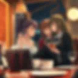 Conceptual representation of harem class dynamics in a fantasy setting