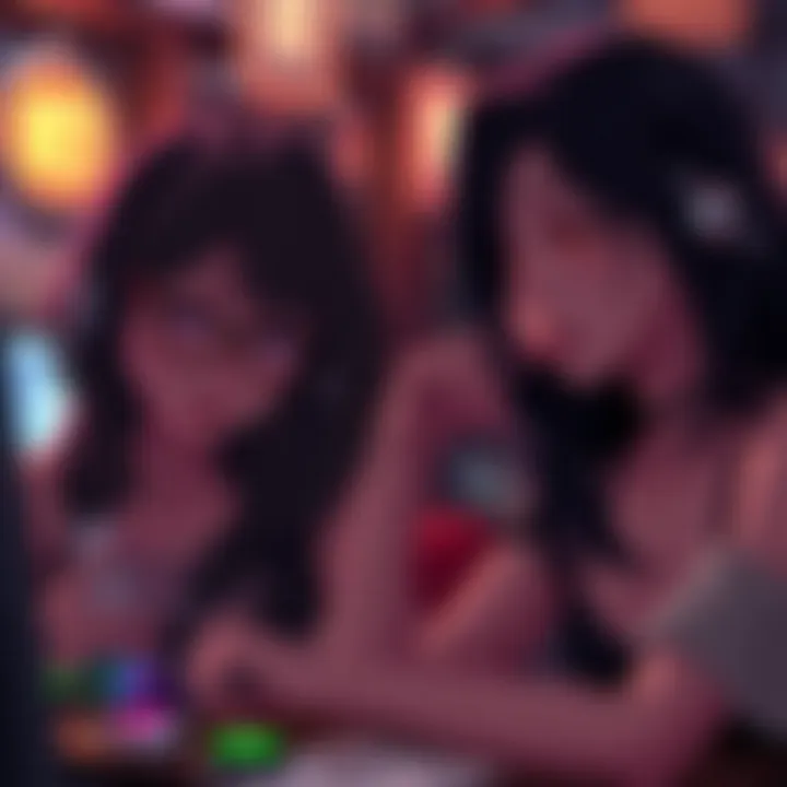 Ethical Considerations in Harem Games A thematic representation of ethical considerations in the context of harem games.