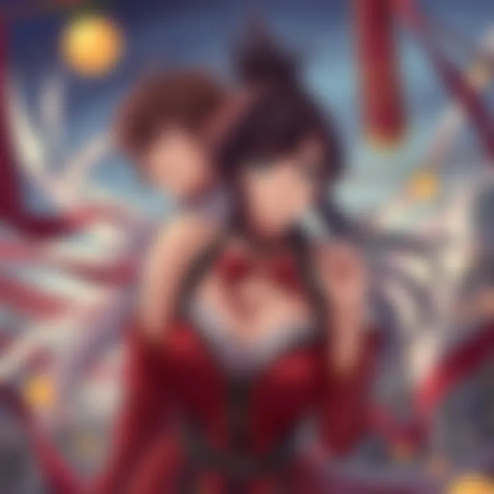 Dynamic interactions among harem heroes