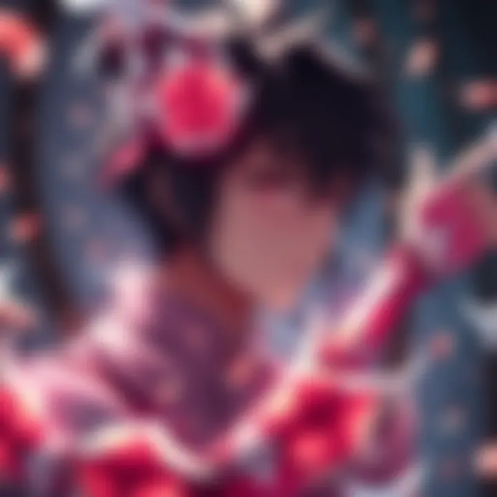 Dynamic Character Evolution Character evolution showcased in a dynamic transformation scene