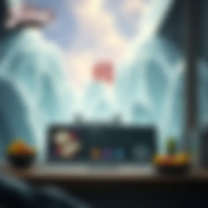 User Interface of Jikage Rising A screenshot demonstrating the game's user interface