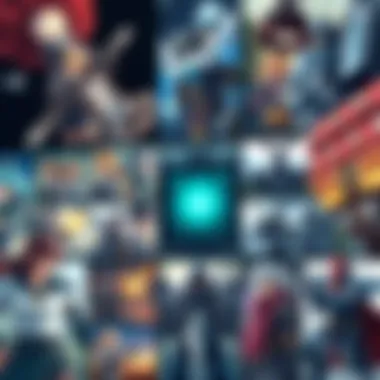 A collage of NTR RPG titles demonstrating diverse gameplay mechanics