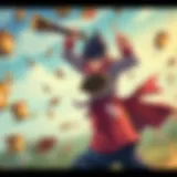 Dynamic Gameplay in School Dot Fight Mod APK Dynamic gameplay screenshot showcasing School Dot Fight Mod APK
