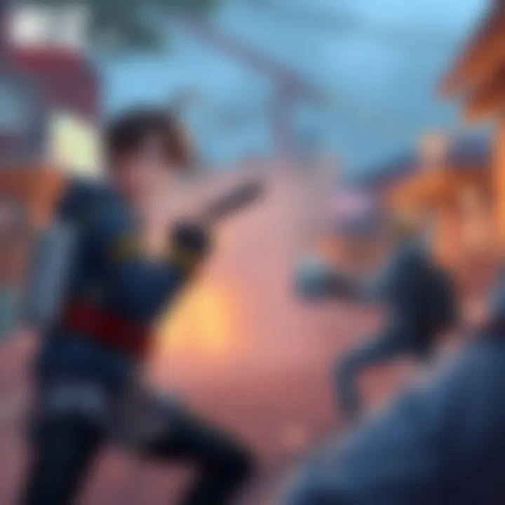 User Interface Design Overview User interface design of School Dot Fight Mod APK