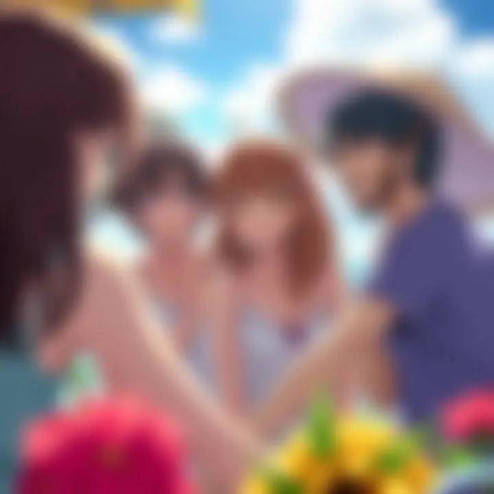 Key Features of Summer Time Saga An infographic highlighting the key features of Summer Time Saga