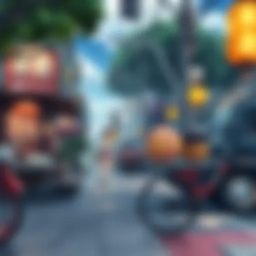 Unique Art Style of Summer Time Saga A vibrant scene from Summer Time Saga showcasing its unique art style