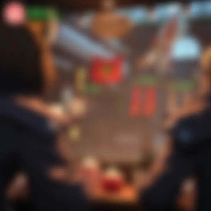 Gameplay screen demonstrating strategic elements