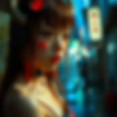 An artistic portrayal of a monster girl reflecting contemporary cultural themes.