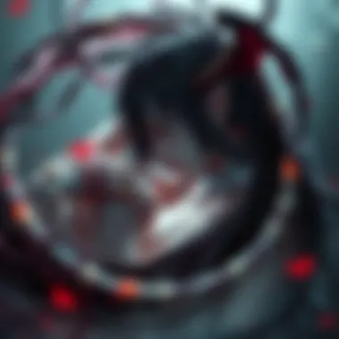 A symbolic representation of attraction, featuring intertwined elements that suggest a deep connection.