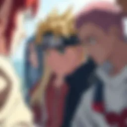 Visual representation of Naruto's harem dynamics