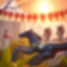 An engaging interface screenshot of Rio Rise APK