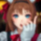 Charming Character Design in Imouto Fantasy A visually captivating representation of the imouto fantasy in anime, showcasing a charming character design.