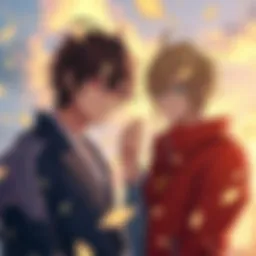 Symbolic representation of the isekai brother bond in anime