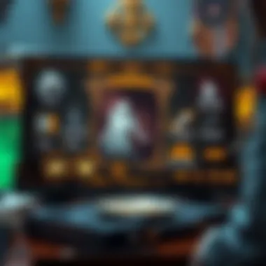 Gameplay Interface in Treasures of Nadia A detailed view of the game’s interface highlighting gameplay mechanics