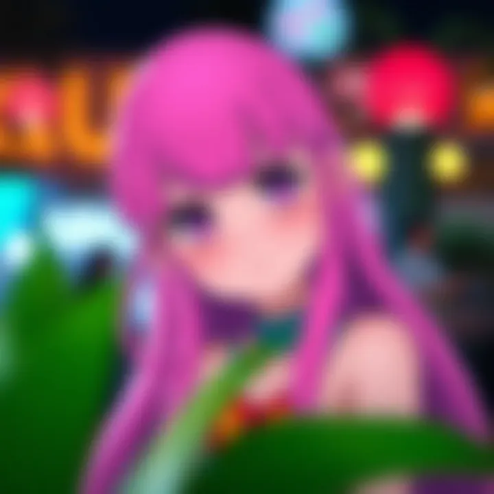 Visual analysis of Squid Girl character development