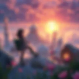 Magical landscape of Treasure of Nadia