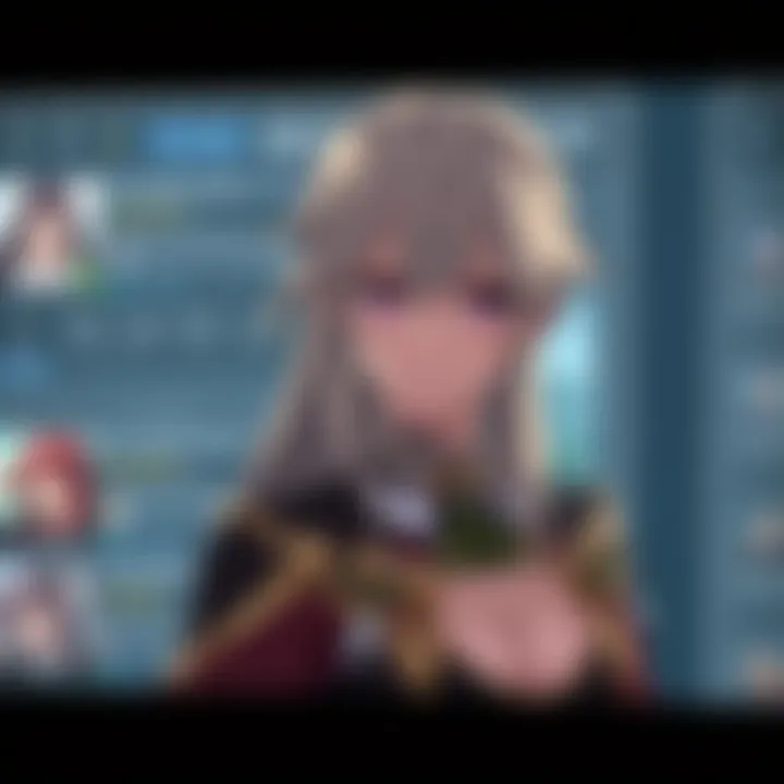 Exploring the Character Database in FGO JP Apedia Character database interface of FGO JP Apedia