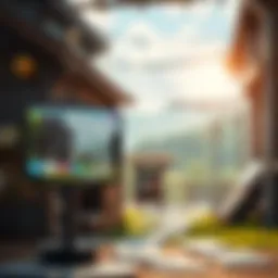 Futaken Valley APK interface showcasing features