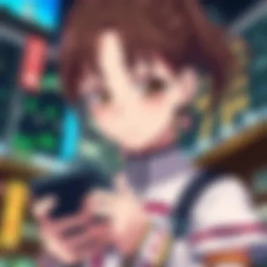 Futuristic vision of anime mobile applications