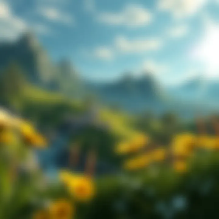 Scenic landscape level from Game Nemurimuto Full