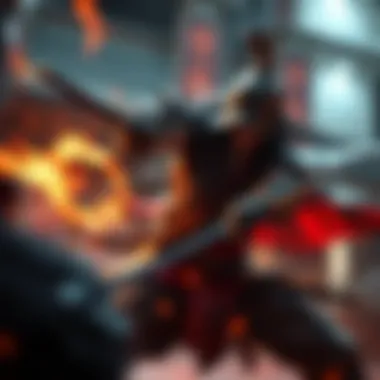 Dynamic Combat Mechanics Gameplay mechanics showcasing combat in House of Shinobi