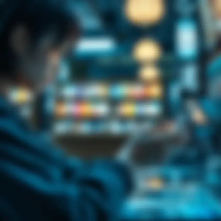 User Experience with Kisaki Blue Archive User interacting with Kisaki Blue Archive app