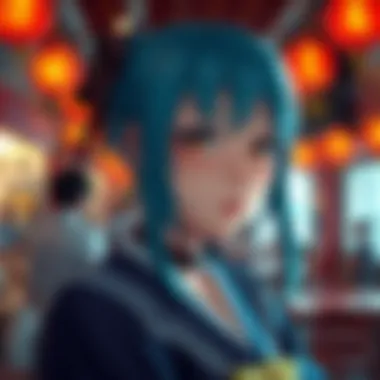 Custom Character Design in Koikatsu Vibrant scene card showcasing a custom character design