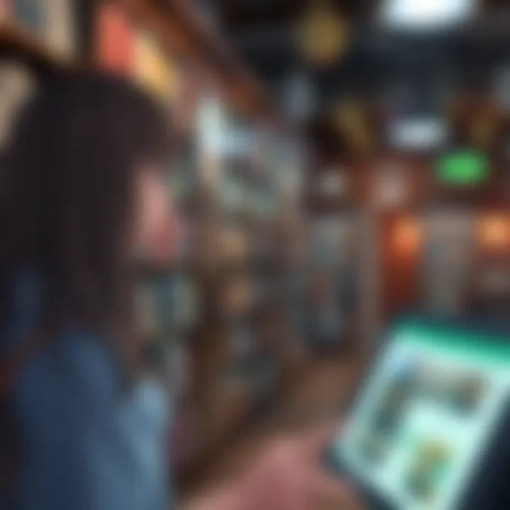 User navigating through the Nekopoi library