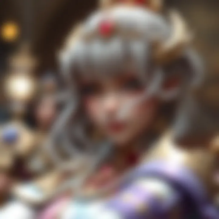 Features of Princess Reconquista APK An engaging depiction of various features within the Princess Reconquista APK, highlighting its unique functions.