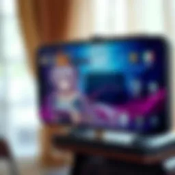 A captivating visual of the Princess Reconquista APK interface showcasing vibrant anime graphics.