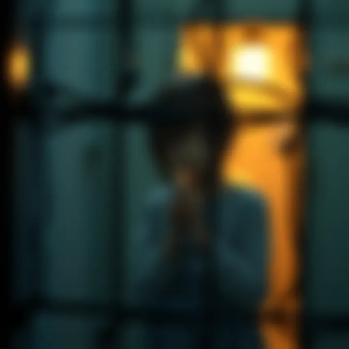 Thematic Elements: Confinement and Freedom Artistic representation of thematic elements related to confinement and freedom