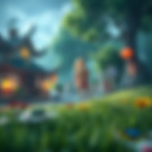 Gameplay screenshot showcasing vibrant graphics