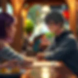 Dynamic character interactions in Summertime Saga 17