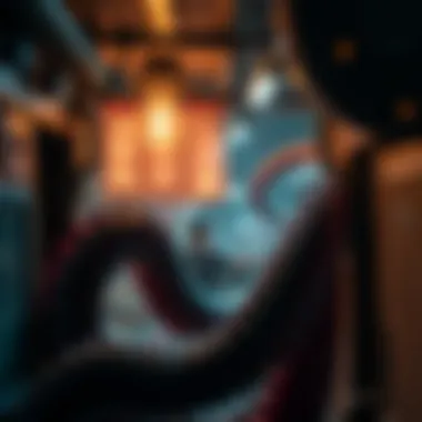 Thematic elements and artistic style of Tentacle Locker 3