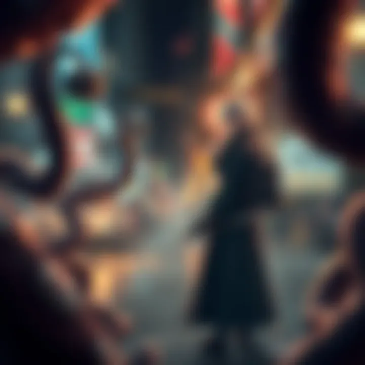 Intricate Character Designs in Tentacles Game A captivating scene from the Tentacles Game showcasing intricate character designs and dynamic environments.