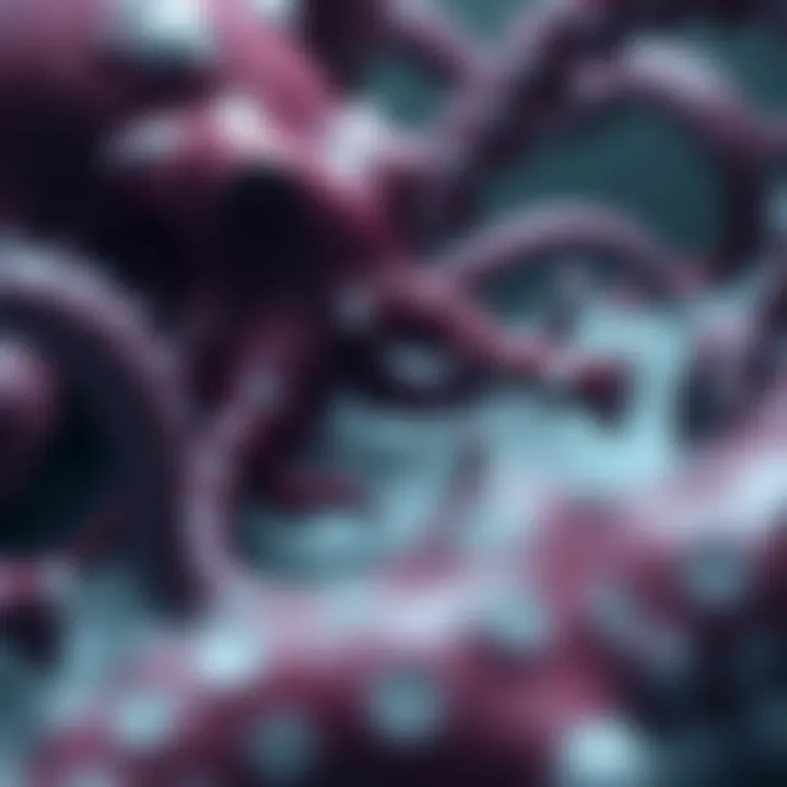 Narrative Depth in Tentacles Game A visual representation of the game's rich narrative elements and thematic depth.