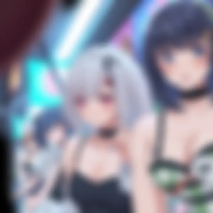 A collage of user-generated content featuring diverse femboy characters from Gacha Life.