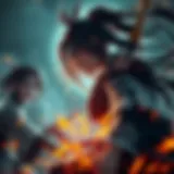 The Strength of Kunoichi in Combat Kunoichi showcasing their unique abilities in battle